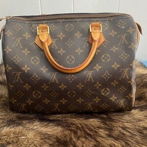 Louis Vuitton Brown Monogram Satchel
